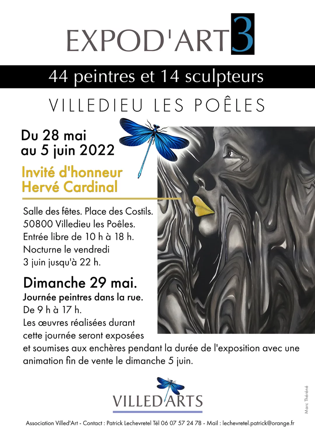 EXPOD’ART 3 du 28 mai au 5 juin 2022 à Villedieu Les Poêles